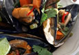 Mussels With Chilli Wine and Garlic