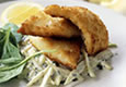 Whiting Fillets in Parmesan Crust With Fennel Remoulade